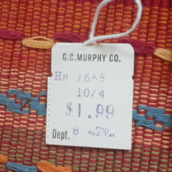 Original Tag!ANTIQUE CLUTCH - Picture 5 of 6